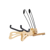 Maxbell Ukulele Stand Wood Ukulele Stand for Ukulele Musical Instruments 35x32.5x33.5cm light brown