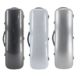 Maxbell Violin Case Lightweight Dustproof Shockproof Stylish Convenient Soft Padding Black Carbon Pattern