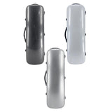 Maxbell Violin Case Lightweight Dustproof Shockproof Stylish Convenient Soft Padding Black Carbon Pattern