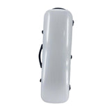 Maxbell Violin Case Lightweight Dustproof Shockproof Stylish Convenient Soft Padding White Carbon Pattern