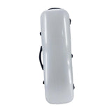 Maxbell Violin Case Lightweight Dustproof Shockproof Stylish Convenient Soft Padding White Carbon Pattern