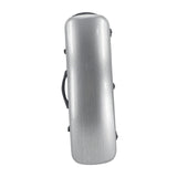 Maxbell Violin Case Lightweight Dustproof Shockproof Stylish Convenient Soft Padding Silver