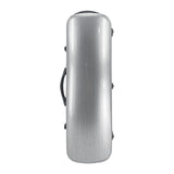 Maxbell Violin Case Lightweight Dustproof Shockproof Stylish Convenient Soft Padding Silver
