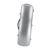 Maxbell Violin Case Lightweight Dustproof Shockproof Stylish Convenient Soft Padding Silver