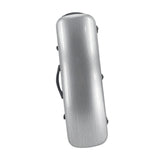 Maxbell Violin Case Lightweight Dustproof Shockproof Stylish Convenient Soft Padding Silver