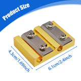 Maxbell Violin Peg Reels Shaver Tuning Pegs for Luthiers for Professionals Beginners gold
