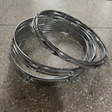 Maxbell Drum Hoop Musical Instrument Drum Spare Practicing Repairing Lug Batter Hoop Dia 15.2cm