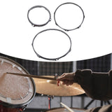 Maxbell Drum Hoop Musical Instrument Drum Spare Practicing Repairing Lug Batter Hoop Dia 15.2cm