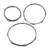 Maxbell Drum Hoop Musical Instrument Drum Spare Practicing Repairing Lug Batter Hoop Dia 15.2cm