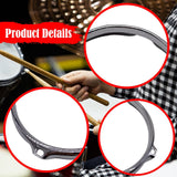 Maxbell Drum Hoop Musical Instrument Drum Spare Practicing Repairing Lug Batter Hoop Dia 15.2cm