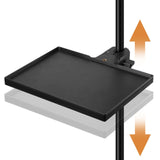 Maxbell Sound Card Tray Shelf Mic Stand Clamp Rack Tray Holder for Live Studio Stage 22.5cmx16.5cm