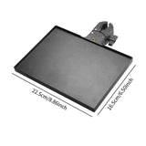 Maxbell Sound Card Tray Shelf Mic Stand Clamp Rack Tray Holder for Live Studio Stage 22.5cmx16.5cm