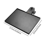 Maxbell Sound Card Tray Shelf Mic Stand Clamp Rack Tray Holder for Live Studio Stage 27.5cmx20.5cm