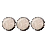 Maxbell 3 Pieces Trumpet Valve Caps Fluency Diameter 17mm Finger Button Replacements