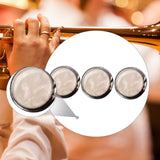 Maxbell 3 Pieces Trumpet Valve Caps Fluency Diameter 17mm Finger Button Replacements
