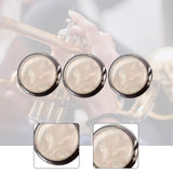 Maxbell 3 Pieces Trumpet Valve Caps Fluency Diameter 17mm Finger Button Replacements
