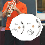 Maxbell Trumpet Water Key Spit Valve Kit for Trumpet Players Wind Instrument Replace Small
