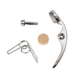 Maxbell Trumpet Water Key Spit Valve Kit for Trumpet Players Wind Instrument Replace Small