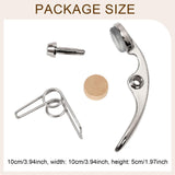 Maxbell Trumpet Water Key Spit Valve Kit for Trumpet Players Wind Instrument Replace Small