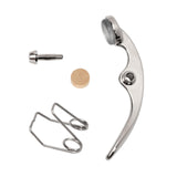 Maxbell Trumpet Water Key Spit Valve Kit for Trumpet Players Wind Instrument Replace Large