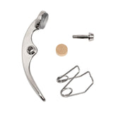 Maxbell Trumpet Water Key Spit Valve Kit for Trumpet Players Wind Instrument Replace Large
