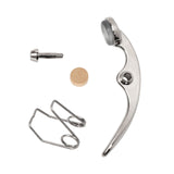 Maxbell Trumpet Water Key Spit Valve Kit for Trumpet Players Wind Instrument Replace Large