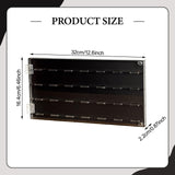Maxbell Guitar Pick Holder Storage Box Hold 28 Picks Decoration Acrylic Display Case
