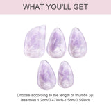 Maxbell Pipa Nails Pianist for Musical String Instruments for Professionals Learning Purple M