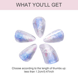 Maxbell Pipa Nails Pianist for Musical String Instruments for Professionals Learning Blue S