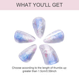 Maxbell Pipa Nails Pianist for Musical String Instruments for Professionals Learning Blue L