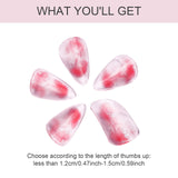 Maxbell Pipa Nails Pianist for Musical String Instruments for Professionals Learning Red M