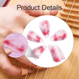 Maxbell Pipa Nails Pianist for Musical String Instruments for Professionals Learning Red L