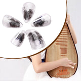 Maxbell Pipa Nails Pianist for Musical String Instruments for Professionals Learning Brown S