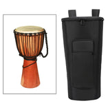 Maxbell Djembe Drum Bag Dustproof Sturdy with Shoulder Strap Protection Carrying Bag 10inch Black
