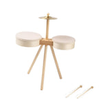 Maxbell Small Drum Set Music Practice Wooden Sensory Toys Educational Percussion Toy Without Pedal Drum