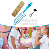 Maxbell Kazoo Flute for Kids Christmas Children Development Sense Musical Instrument Blue