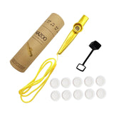 Maxbell Kazoo Flute for Kids Christmas Children Development Sense Musical Instrument Gold