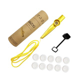 Maxbell Kazoo Flute for Kids Christmas Children Development Sense Musical Instrument Gold