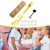 Maxbell Kazoo Flute for Kids Christmas Children Development Sense Musical Instrument Gold