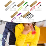 Maxbell Kids Kazoo Flute Beginner Birthday Music Classes Daily Practice with Lanyard Silver