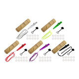 Maxbell Kids Kazoo Flute Beginner Birthday Music Classes Daily Practice with Lanyard Silver