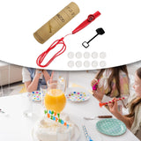 Maxbell Kids Kazoo Flute Beginner Birthday Music Classes Daily Practice with Lanyard Red