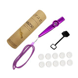 Maxbell Kids Kazoo Flute Beginner Birthday Music Classes Daily Practice with Lanyard Violet