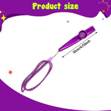 Maxbell Kids Kazoo Flute Beginner Birthday Music Classes Daily Practice with Lanyard Violet