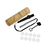 Maxbell Kids Kazoo Flute Beginner Birthday Music Classes Daily Practice with Lanyard Black