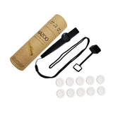 Maxbell Kids Kazoo Flute Beginner Birthday Music Classes Daily Practice with Lanyard Black