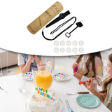 Maxbell Kids Kazoo Flute Beginner Birthday Music Classes Daily Practice with Lanyard Black