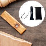 Maxbell Kazoo Compact Easy to Learn Unique Music Lovers Harmonica for Ukulele Guitar Black