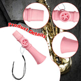 Maxbell Kazoo Compact Easy to Learn Unique Music Lovers Harmonica for Ukulele Guitar Pink