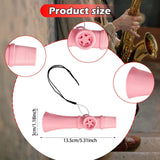 Maxbell Kazoo Compact Easy to Learn Unique Music Lovers Harmonica for Ukulele Guitar Pink